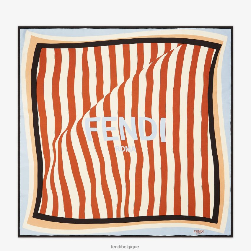 accessoires Fendi foulard en soie mode femmes 8X8J2J494 Fendi Belgique