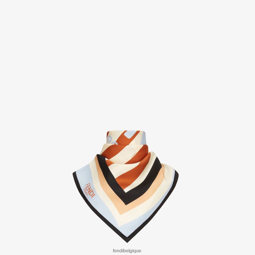 accessoires Fendi foulard en soie mode femmes 8X8J2J494 Fendi Belgique