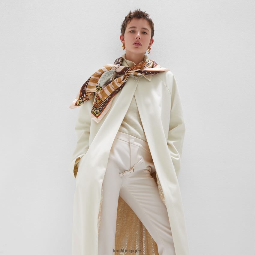 accessoires Fendi foulard en soie multicolore femmes 8X8J2J23 Fendi Belgique