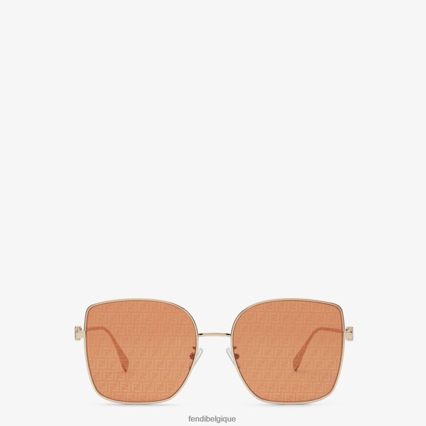 accessoires Fendi lunettes de soleil avec verres et micro logo ff mode femmes 8X8J2J345 Fendi Lunette De Soleil