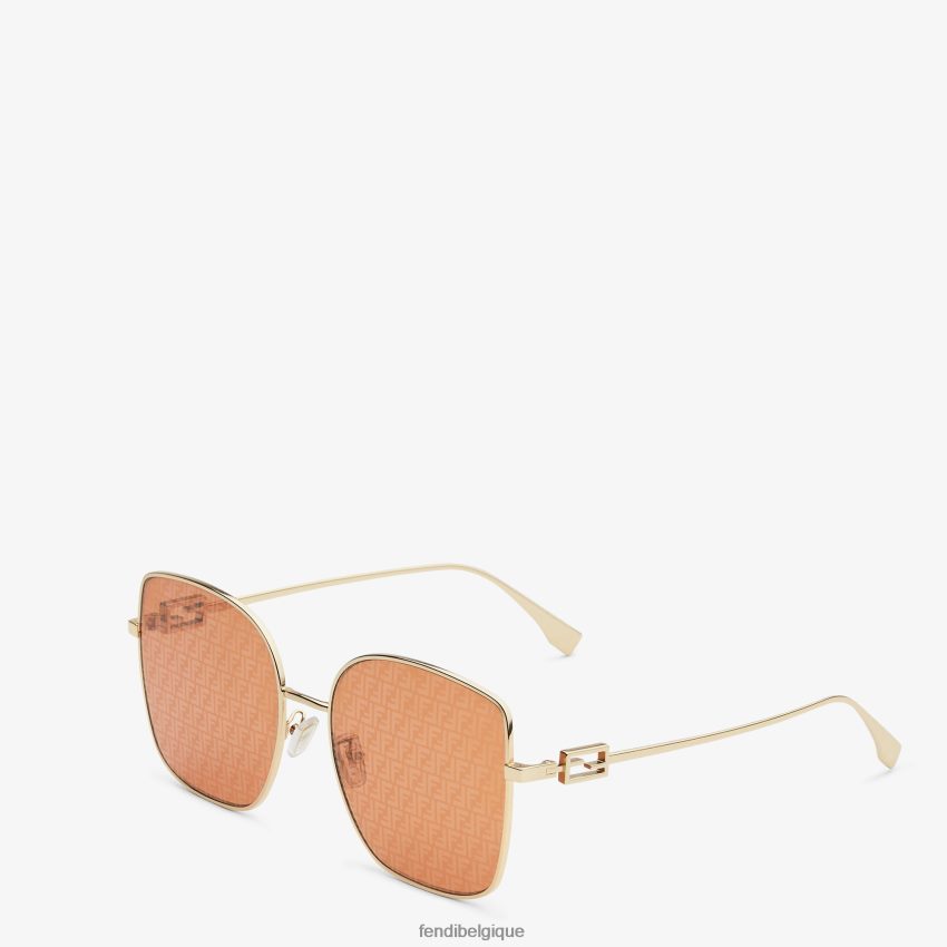accessoires Fendi lunettes de soleil avec verres et micro logo ff mode femmes 8X8J2J345 Fendi Lunette De Soleil