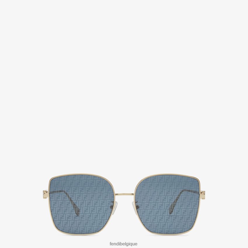 accessoires Fendi lunettes de soleil avec verres et micro logo ff mode femmes 8X8J2J348 Fendi Lunette De Soleil