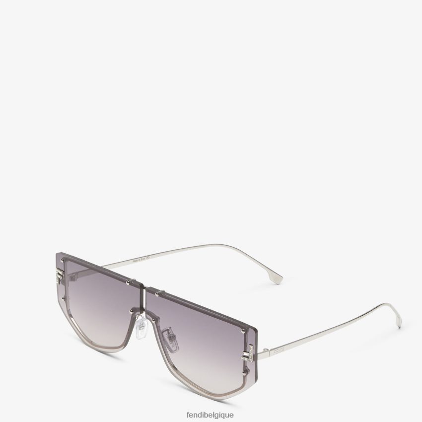 accessoires Fendi lunettes de soleil bouclier avec verres dégradés mode femmes 8X8J2J229 Fendi Sac