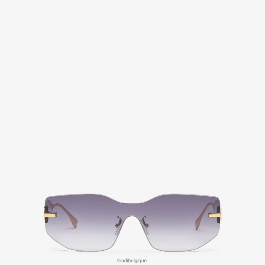 accessoires Fendi lunettes de soleil à bouclier dégradé mode femmes 8X8J2J242 Fendi Belgique
