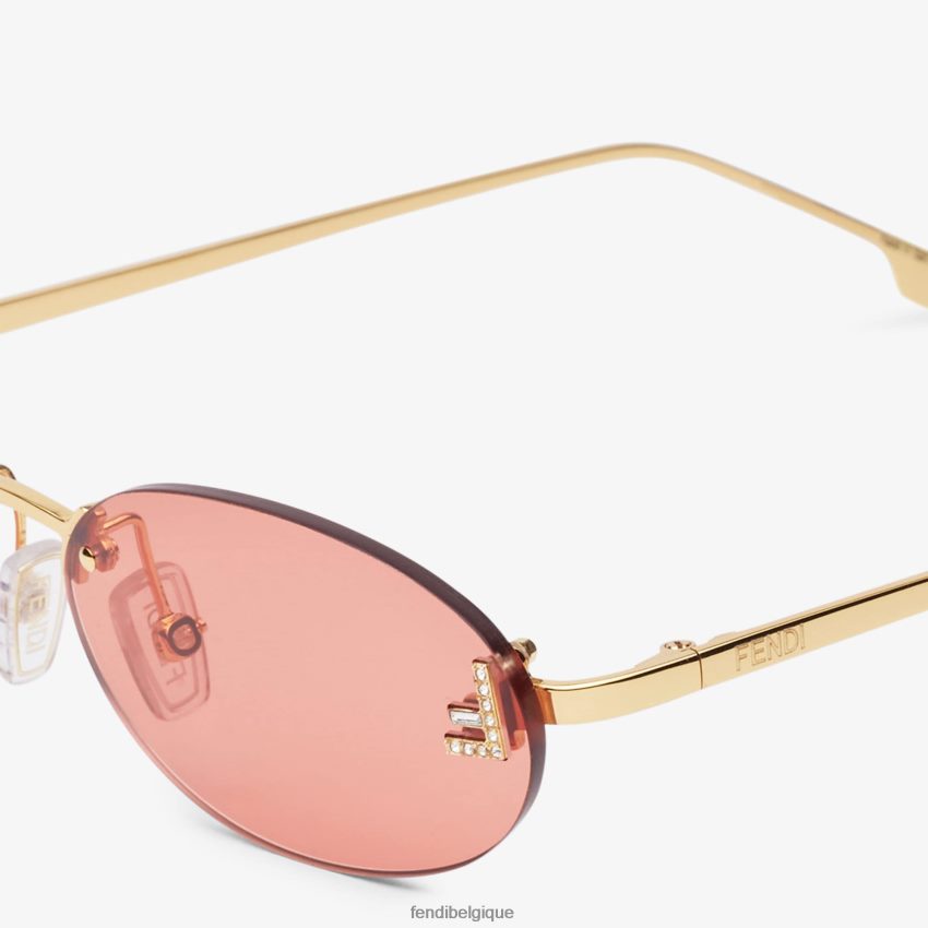 accessoires Fendi lunettes de soleil de défilé de mode rouge femmes 8X8J2J305 Fendi Belgique