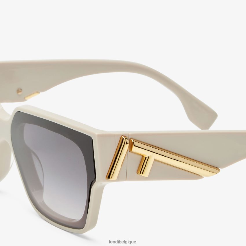 accessoires Fendi lunettes de soleil en acétate crème mode femmes 8X8J2J154 Fendi Sac