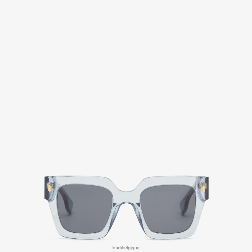 accessoires Fendi lunettes de soleil en acétate roma bleu clair femmes 8X8J2J145 Fendi Sac