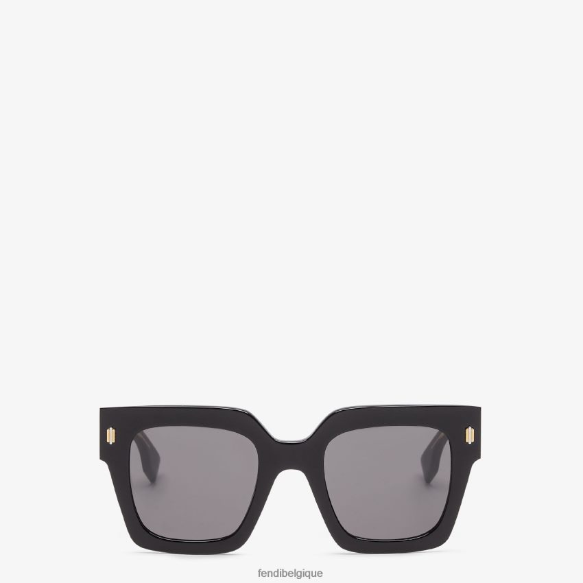 accessoires Fendi lunettes de soleil en acétate roma noir femmes 8X8J2J143 Fendi Belgique
