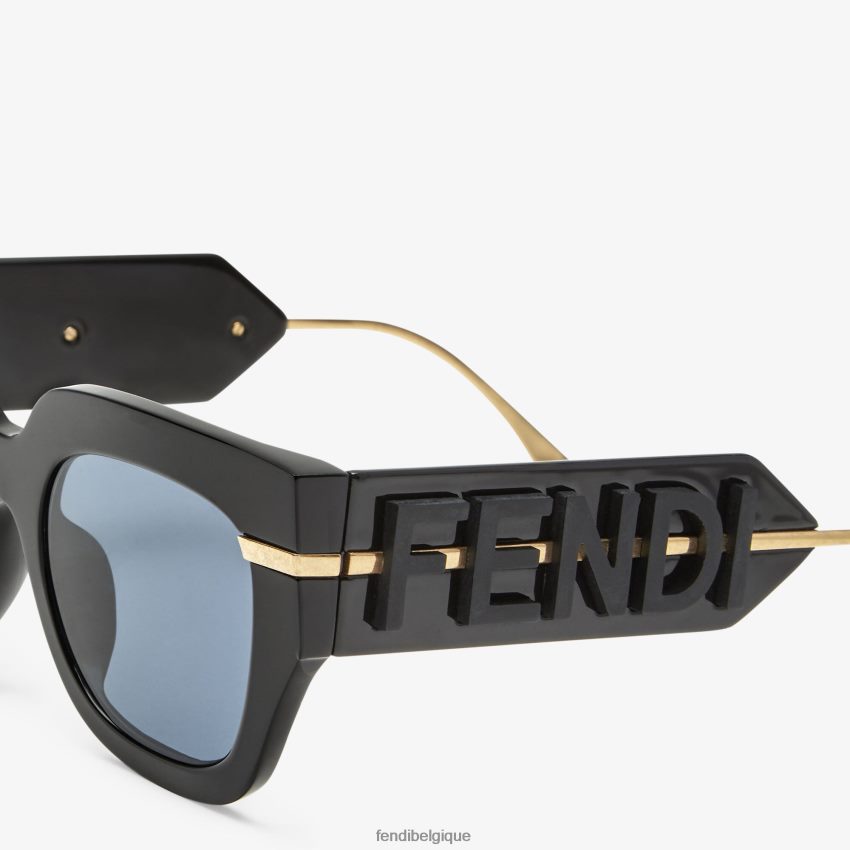 accessoires Fendi lunettes de soleil graphiques en acétate mode femmes 8X8J2J256 Fendi Sac