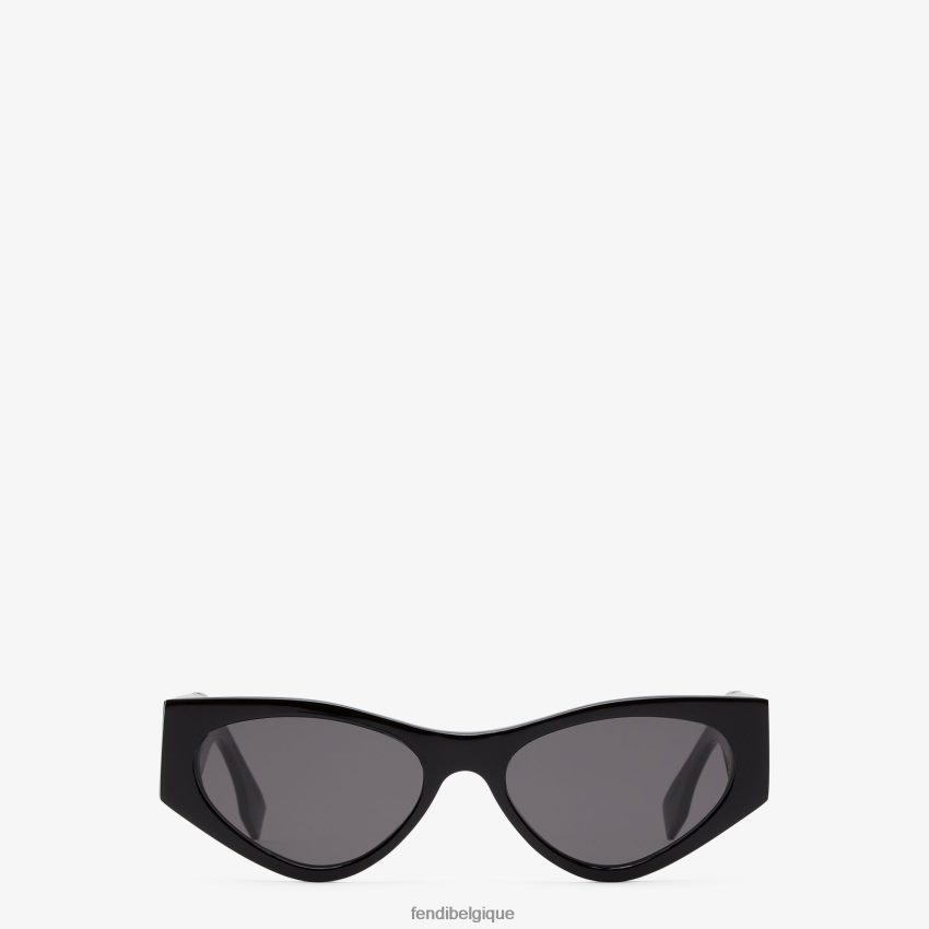 accessoires Fendi lunettes de soleil o'lock en acétate noir femmes 8X8J2J160 Fendi Sac