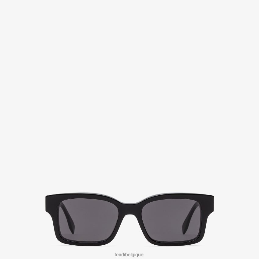 accessoires Fendi lunettes de soleil o'lock en acétate noir femmes 8X8J2J353 Fendi Belgique