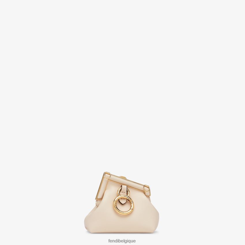 accessoires Fendi charm en cuir nappa rose femmes 8X8J2J387 Fendi Lunette De Soleil