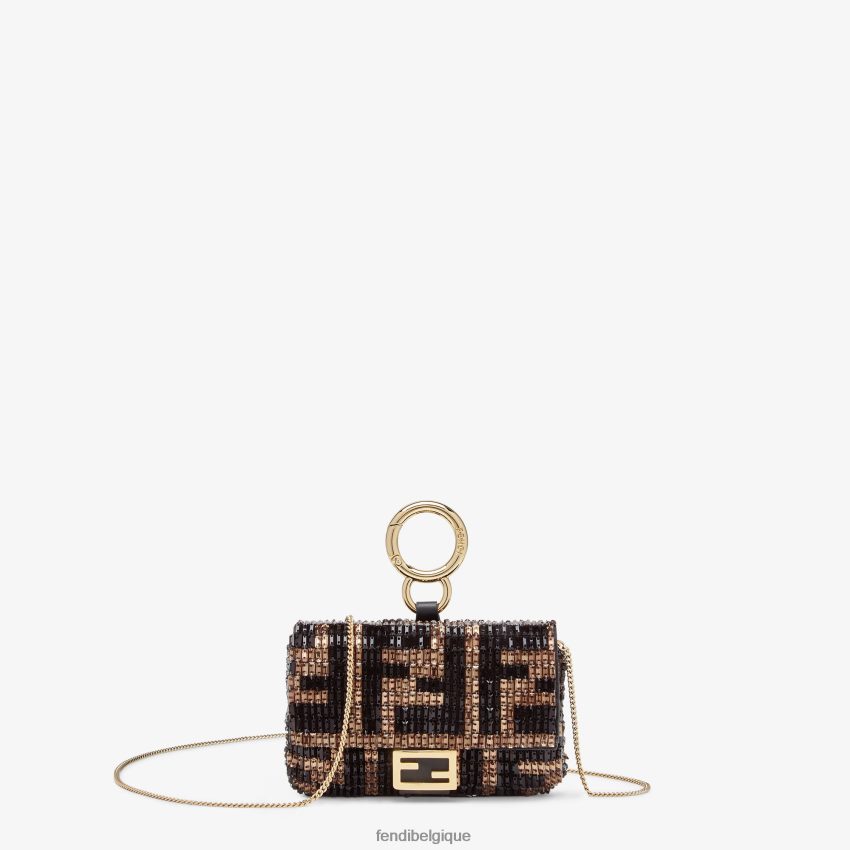accessoires Fendi charme avec des perles multicolore femmes 8X8J2J466 Fendi Sac