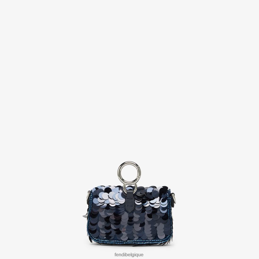 accessoires Fendi charme de paillettes bleu femmes 8X8J2J91 Fendi Sac