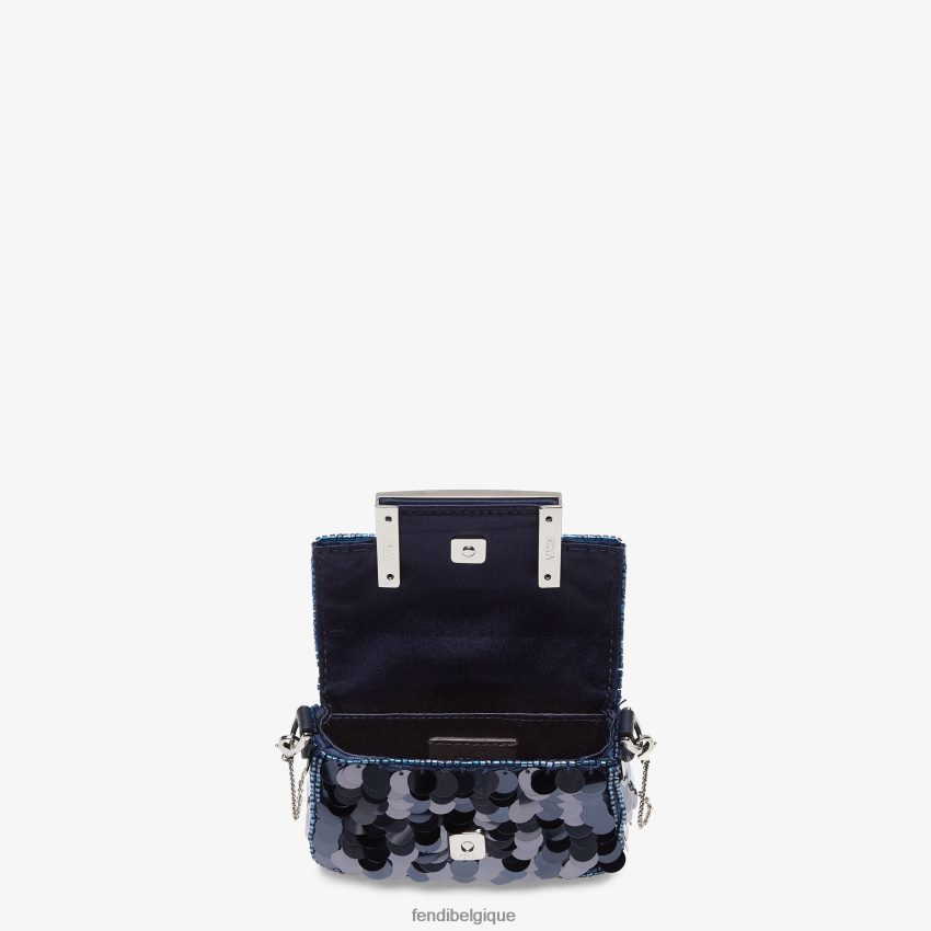 accessoires Fendi charme de paillettes bleu femmes 8X8J2J91 Fendi Sac