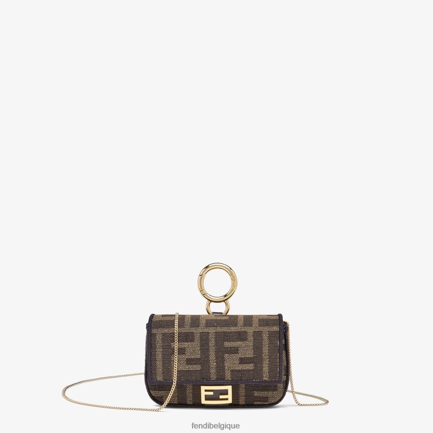 accessoires Fendi charme de tissu brun femmes 8X8J2J227 Fendi Belgique