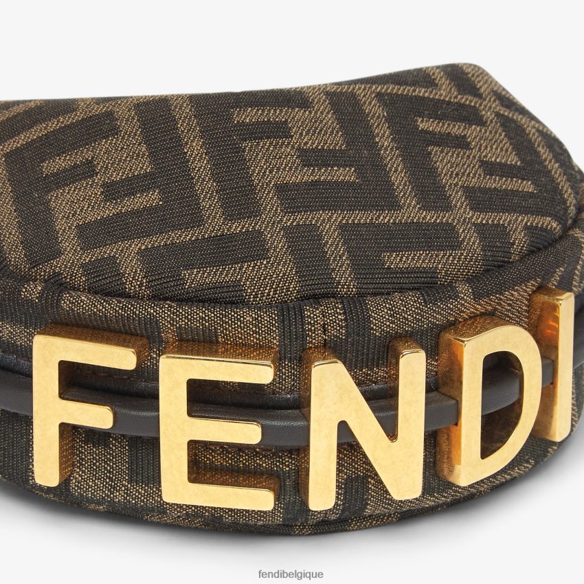 accessoires Fendi charme de tissu brun femmes 8X8J2J68 Fendi Belgique