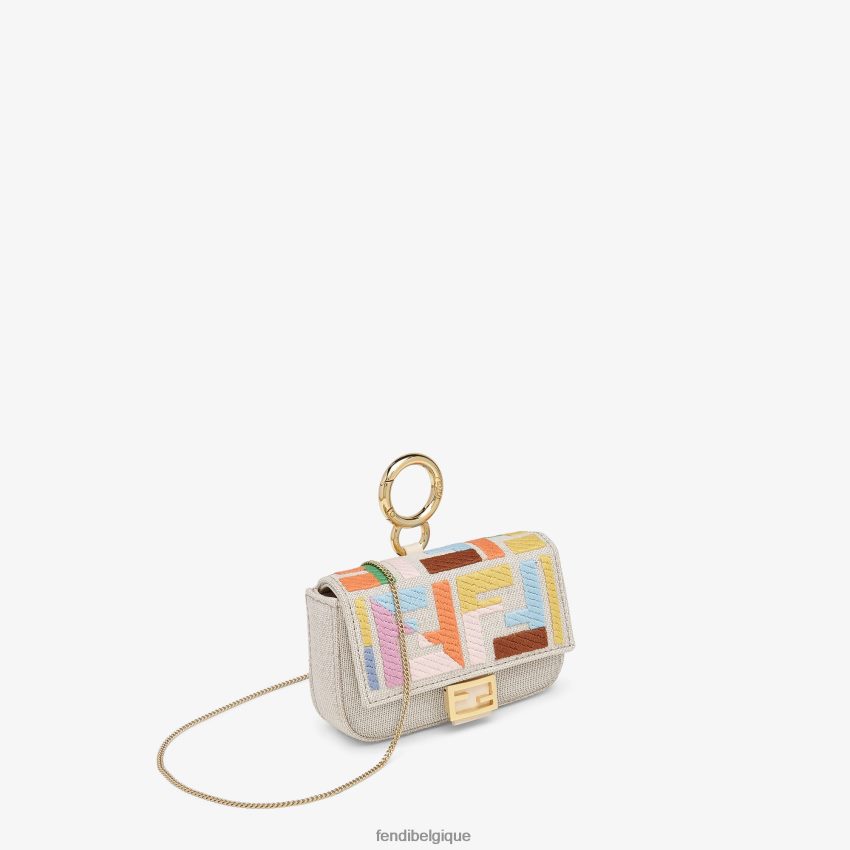 accessoires Fendi charme de toile beige femmes 8X8J2J396 Fendi Lunette De Soleil