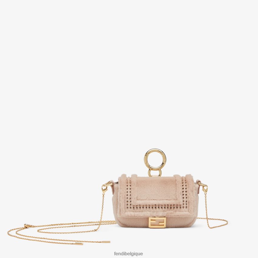 accessoires Fendi charme de vison rose femmes 8X8J2J398 Fendi Belgique
