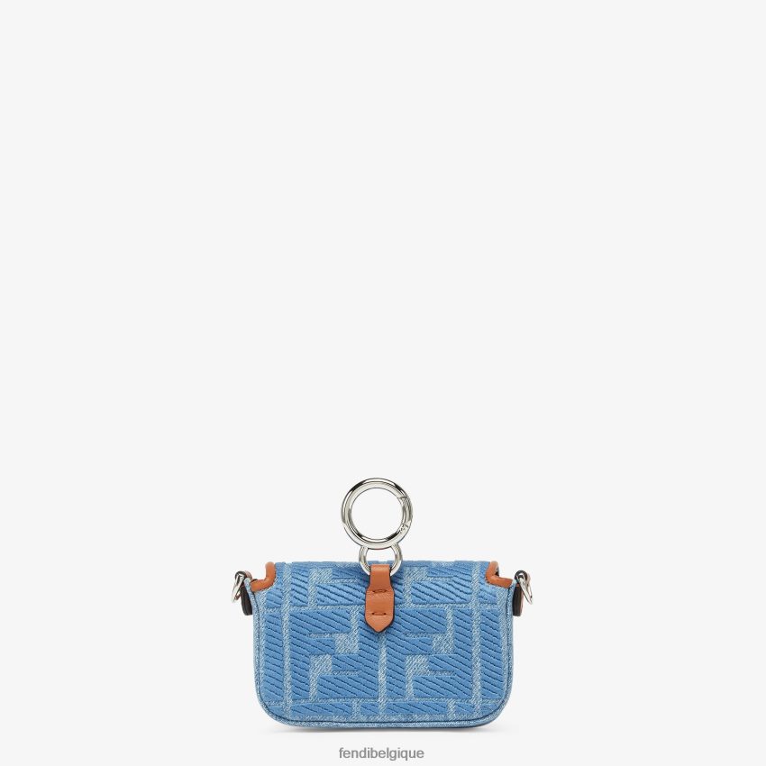 accessoires Fendi charme en jean bleu clair femmes 8X8J2J99 Fendi Lunette De Soleil