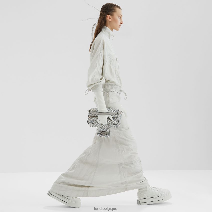 accessoires Fendi mini-sac en nubuck by marc jacobs gris femmes 8X8J2J170 Fendi Belgique