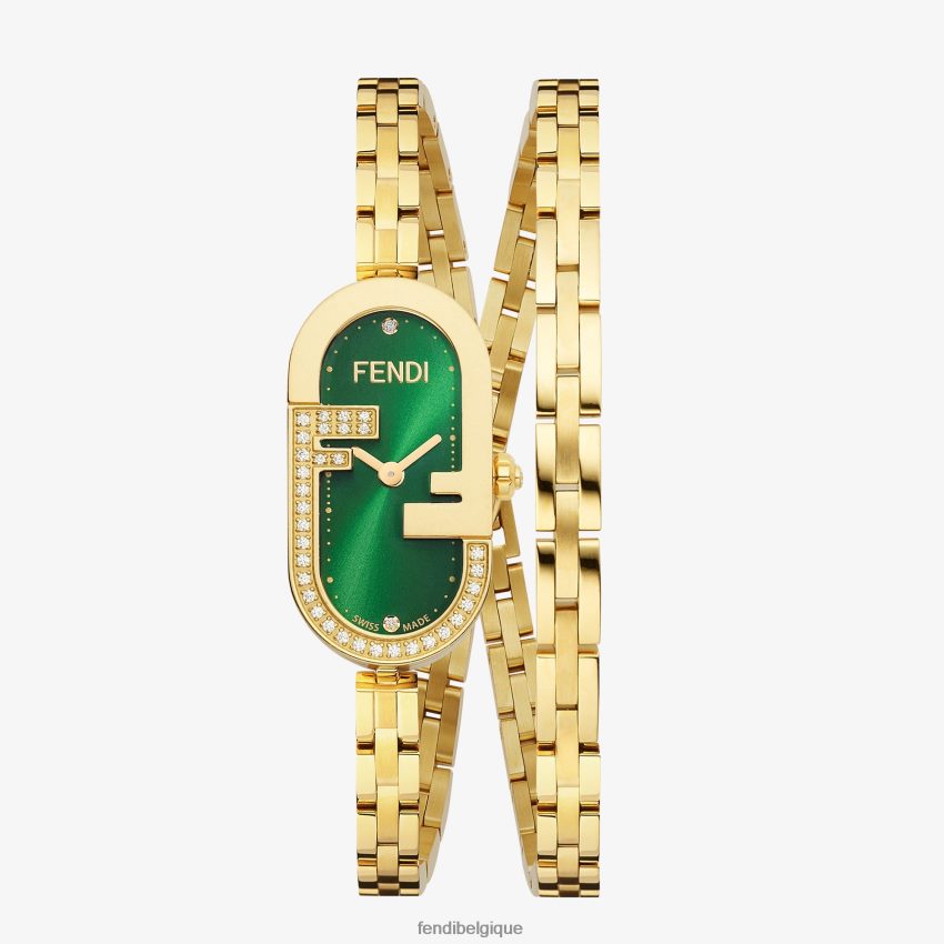 accessoires Fendi 14,80 x 21,30 mm - montre ovale avec logo ff mode femmes 8X8J2J207 Fendi Lunette De Soleil