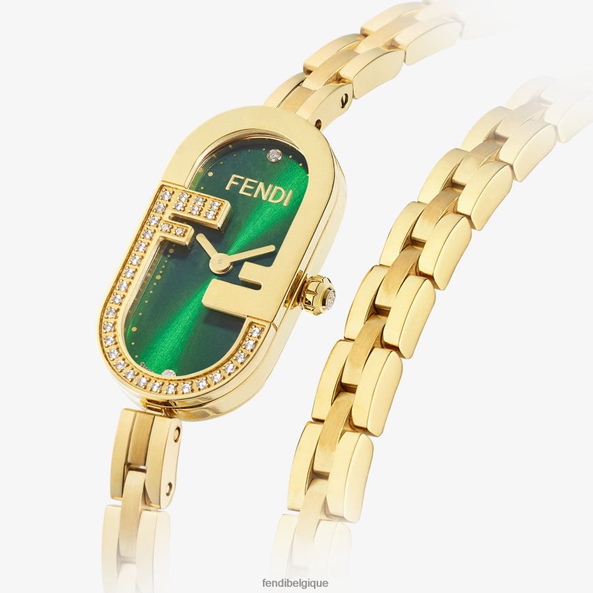 accessoires Fendi 14,80 x 21,30 mm - montre ovale avec logo ff mode femmes 8X8J2J207 Fendi Lunette De Soleil