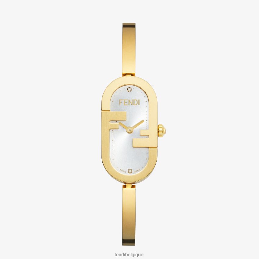 accessoires Fendi 14,80 x 28,30 mm - montre ovale avec logo ff or femmes 8X8J2J342 Fendi Lunette De Soleil