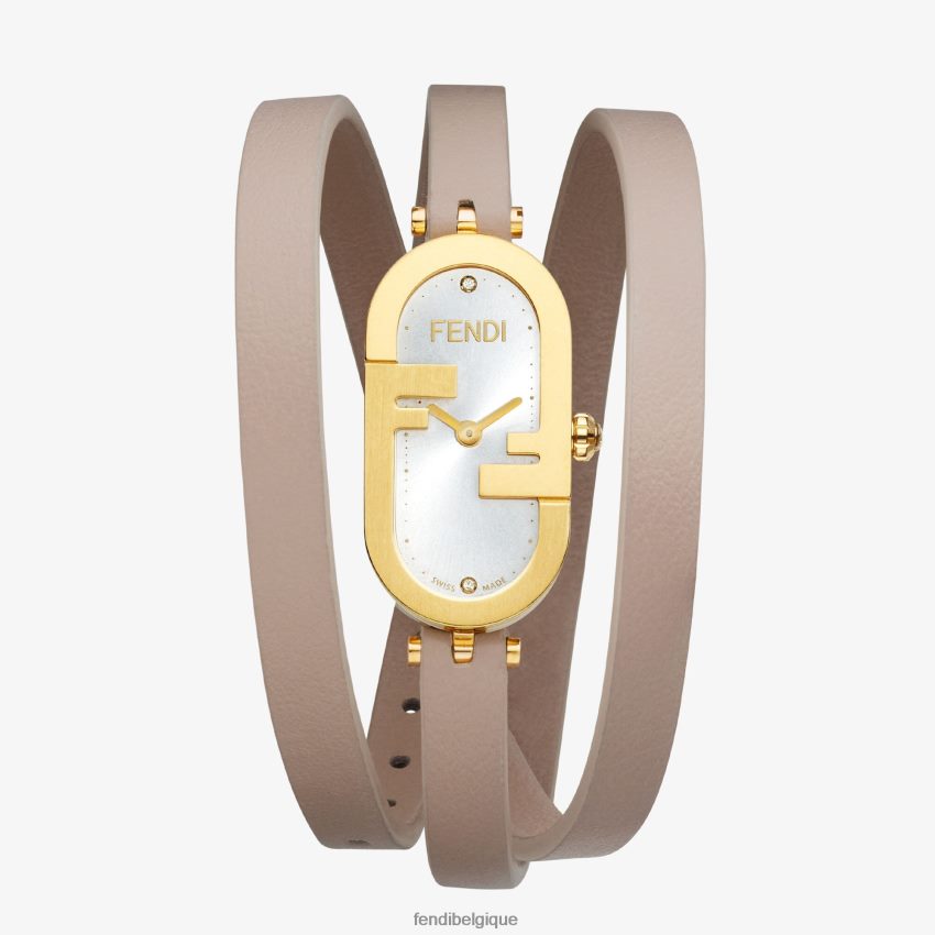 accessoires Fendi 14,80 x 28,30 mm - montre ovale avec logo o'lock mode femmes 8X8J2J31 Fendi Sac