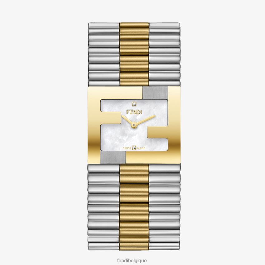accessoires Fendi 24x20 mm - montre avec lunette logo ff multicolore femmes 8X8J2J431 Fendi Belgique