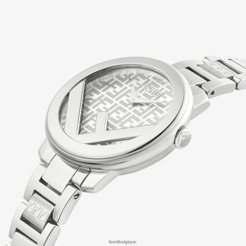 accessoires Fendi 28mm - montre ronde avec logo argent femmes 8X8J2J177 Fendi Lunette De Soleil