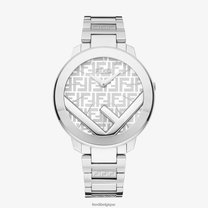 accessoires Fendi 36mm - montre ronde avec logo argent femmes 8X8J2J175 Fendi Sac
