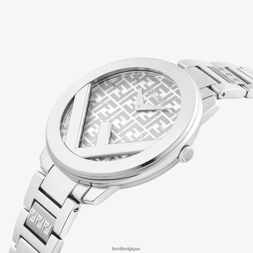 accessoires Fendi 36mm - montre ronde avec logo argent femmes 8X8J2J175 Fendi Sac