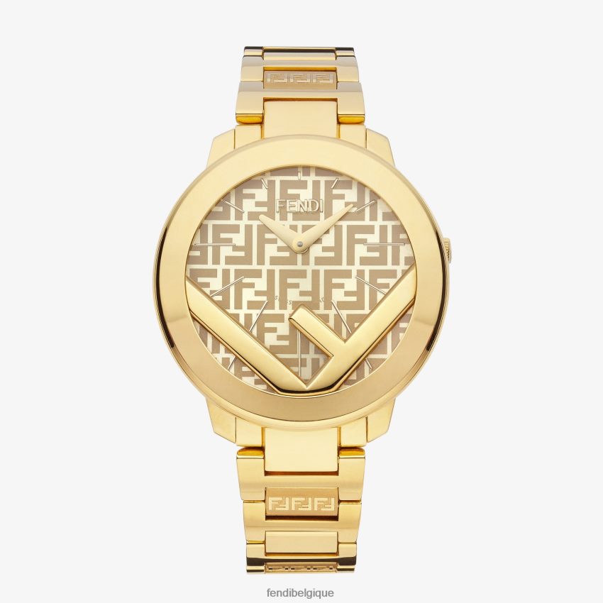 accessoires Fendi 36mm - montre ronde avec logo or femmes 8X8J2J172 Fendi Sac