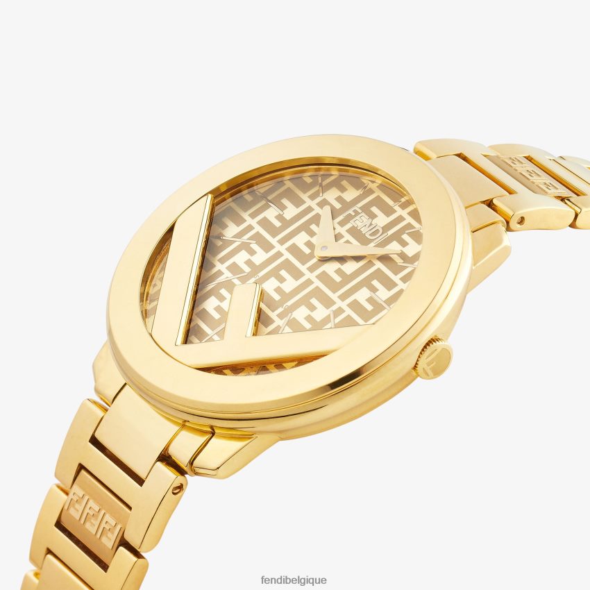 accessoires Fendi 36mm - montre ronde avec logo or femmes 8X8J2J172 Fendi Sac