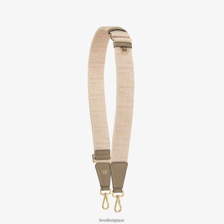 accessoires Fendi bandoulière en ruban blanc femmes 8X8J2J27 Fendi Lunette De Soleil