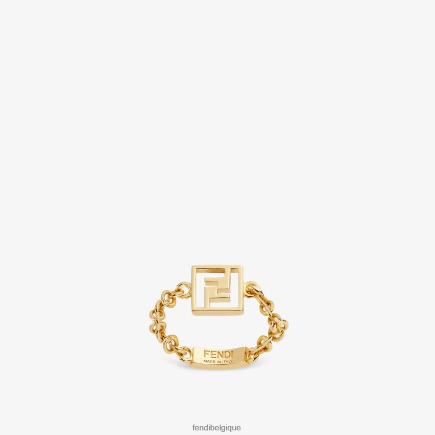 bijoux Fendi anneau en métal or femmes 8X8J2J1611 Fendi Lunette De Soleil