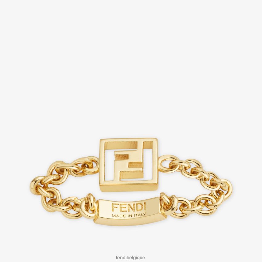 bijoux Fendi anneau en métal or femmes 8X8J2J1611 Fendi Lunette De Soleil
