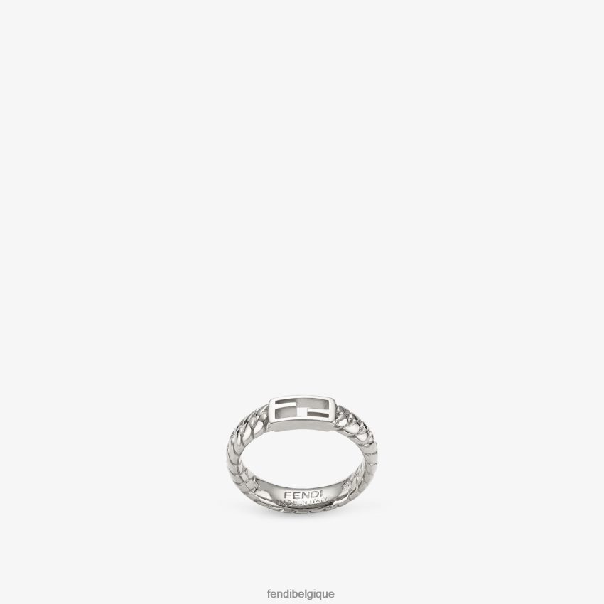 bijoux Fendi bague baguette argent femmes 8X8J2J1745 Fendi Belgique