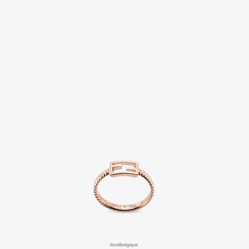 bijoux Fendi bague baguette rose femmes 8X8J2J1744 Fendi Sac