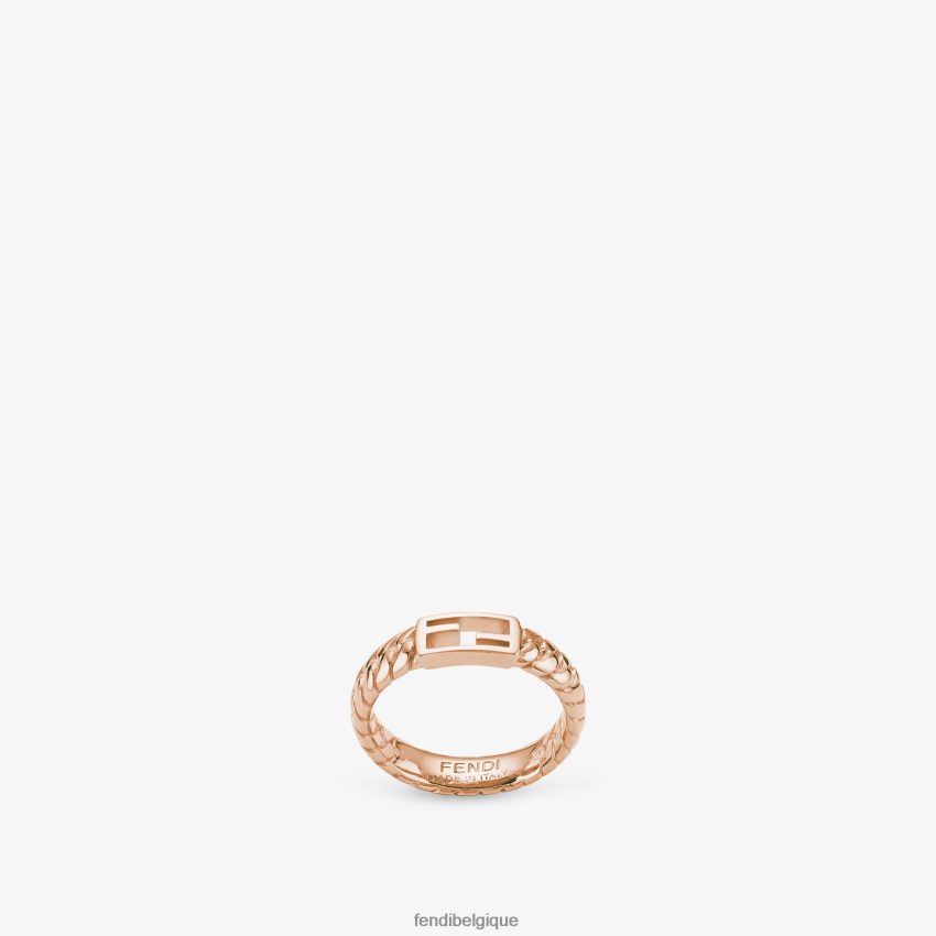 bijoux Fendi bague baguette rose femmes 8X8J2J1747 Fendi Sac