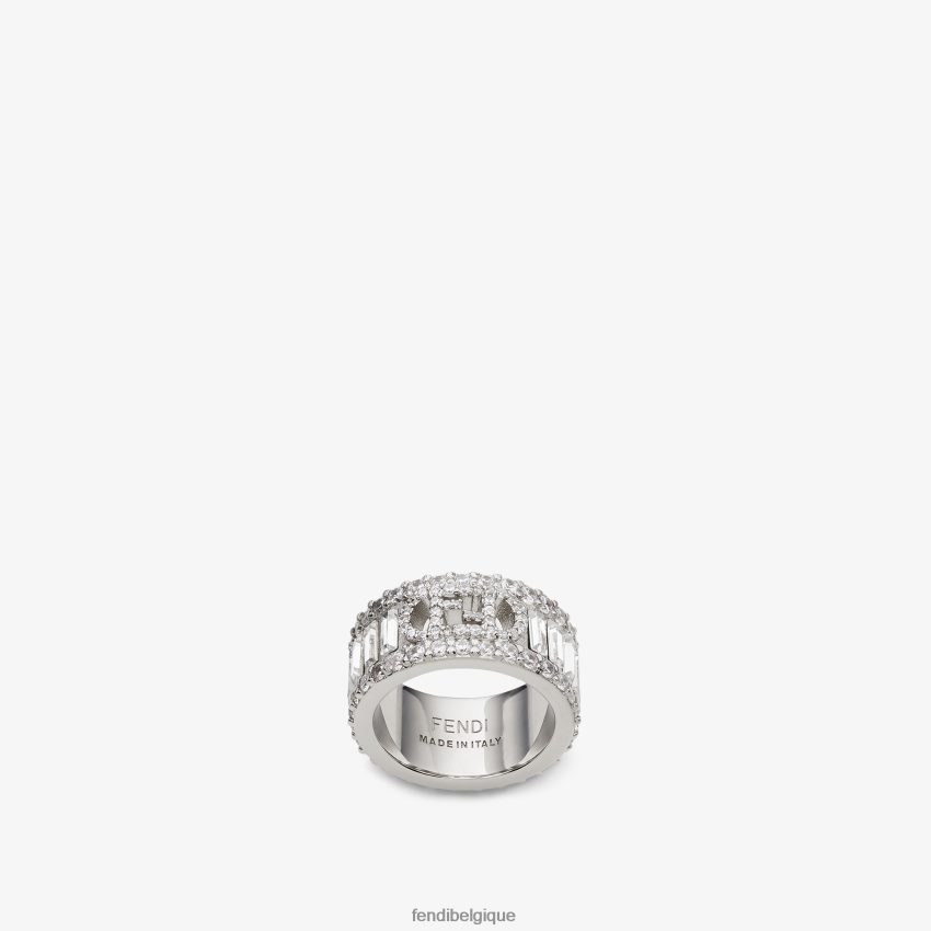 bijoux Fendi bague o'lock argent femmes 8X8J2J1697 Fendi Belgique