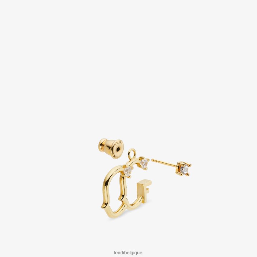 bijoux Fendi ensemble de Gémeaux or femmes 8X8J2J1635 Fendi Lunette De Soleil