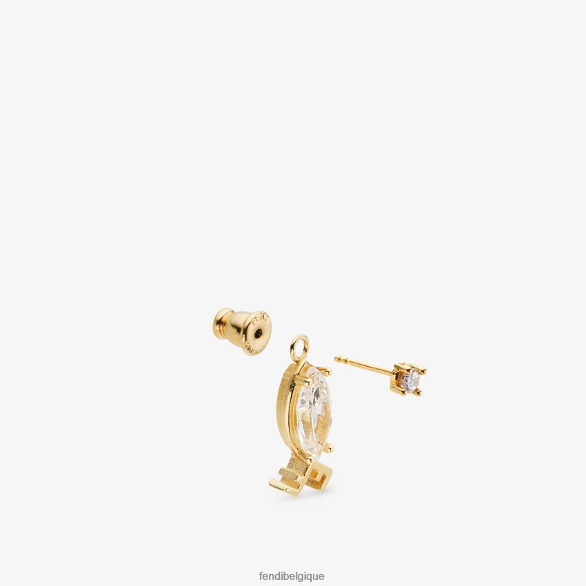 bijoux Fendi ensemble de poissons or femmes 8X8J2J1642 Fendi Sac