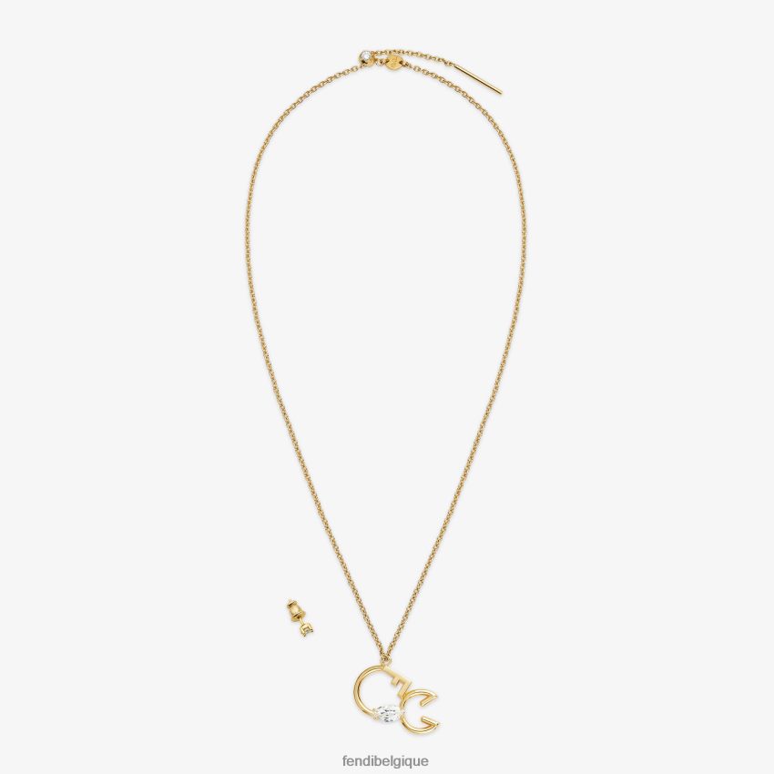 bijoux Fendi ensemble scorpion or femmes 8X8J2J1644 Fendi Lunette De Soleil