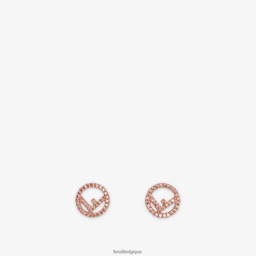 bijoux Fendi boucles d'oreilles de la collection capsule limitée du nouvel an chinois rose femmes 8X8J2J1726 Fendi Sac