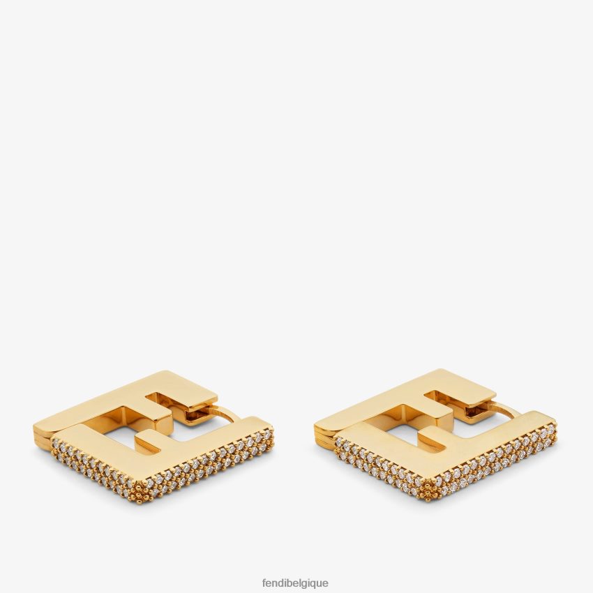 bijoux Fendi boucles d\'oreilles en métal or femmes 8X8J2J1613 Fendi Belgique