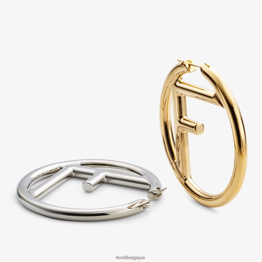 bijoux Fendi boucles d\'oreilles en palladium multicolore femmes 8X8J2J1620 Fendi Lunette De Soleil