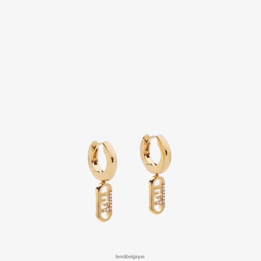 bijoux Fendi boucles d\'oreilles o\'lock or femmes 8X8J2J1695 Fendi Lunette De Soleil