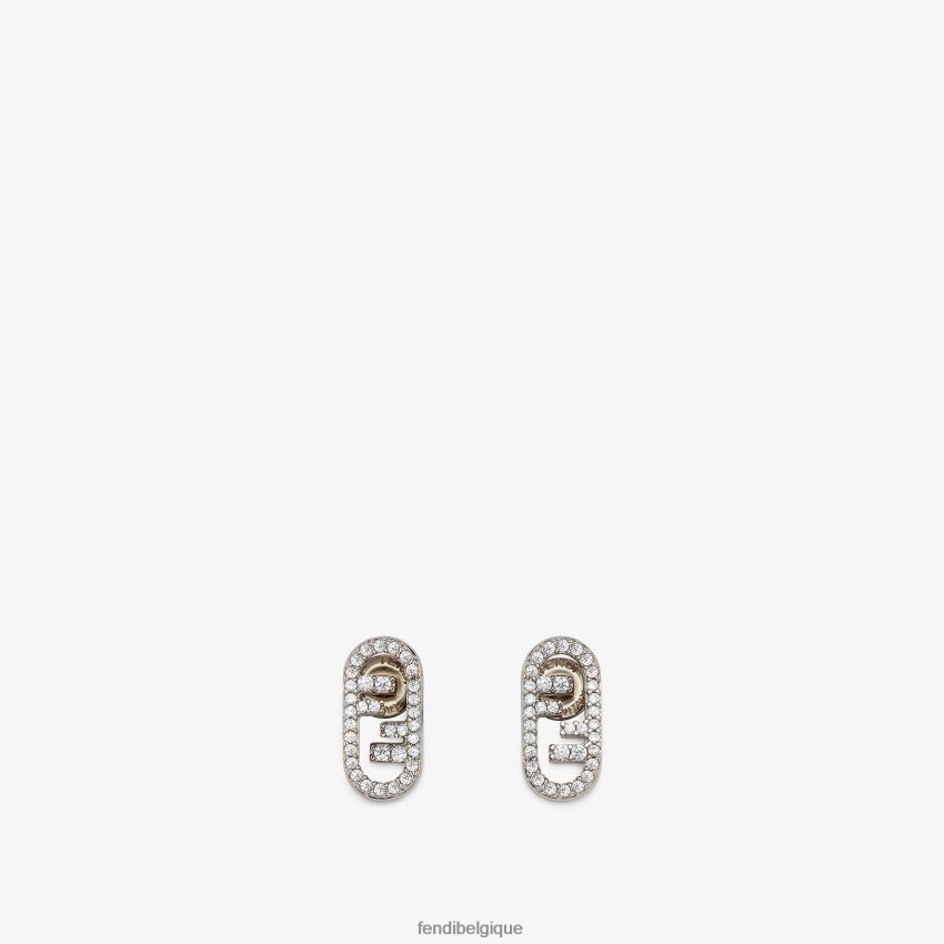 bijoux Fendi boucles d'oreilles o'lock or femmes 8X8J2J1736 Fendi Belgique